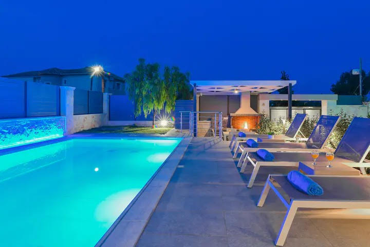 Luxus villa medencével, Zakynthos